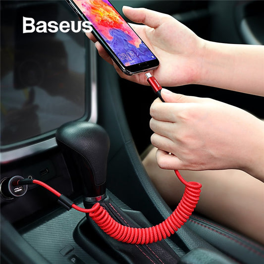 Baseus Fish Eye Spring Cable - Type-C