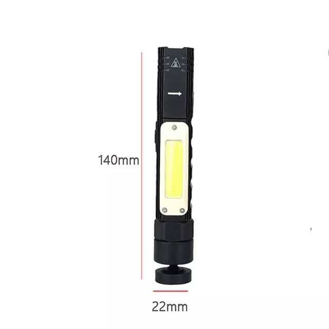 Magnetic USB Rechargeable COB Light Headlamp & Torch