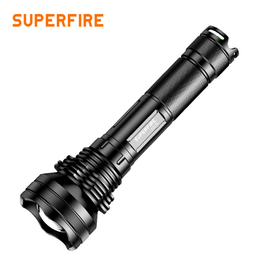 SuperFire LED Torch Lamp Hand held Rechargeable 2700LM L3