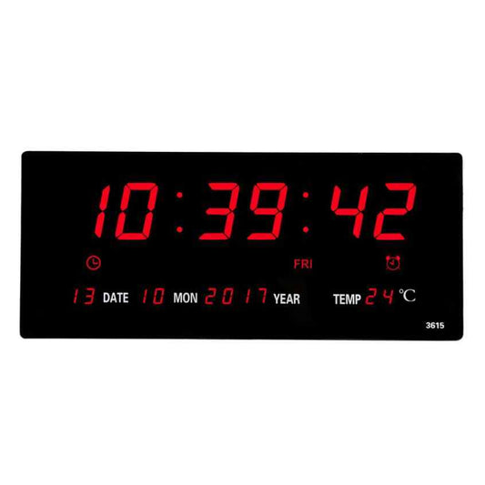 3615 LED Digital Wall Clock Gadget