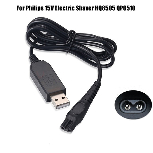 USB Charger Power Car Cord Cable For Philips 15V Electric Shaver HQ8505 QP6510 Battery charger