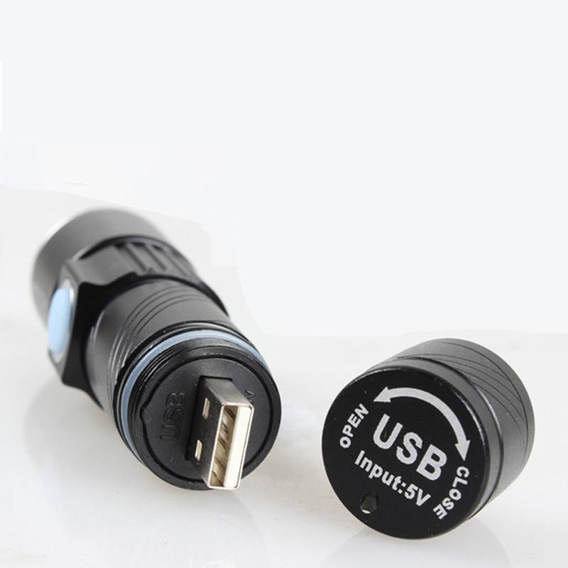 800 Lumen Mini USB LED Torch