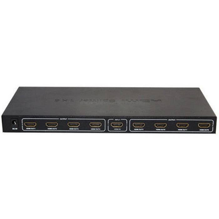 HDMI 1x8 8-Port 3D Splitter Amplifier with 1080P HDCP