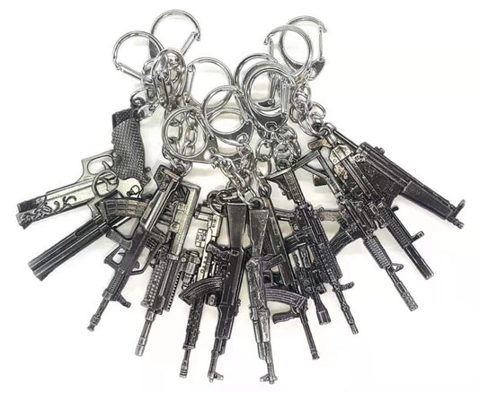 6cm Gun Keyrings