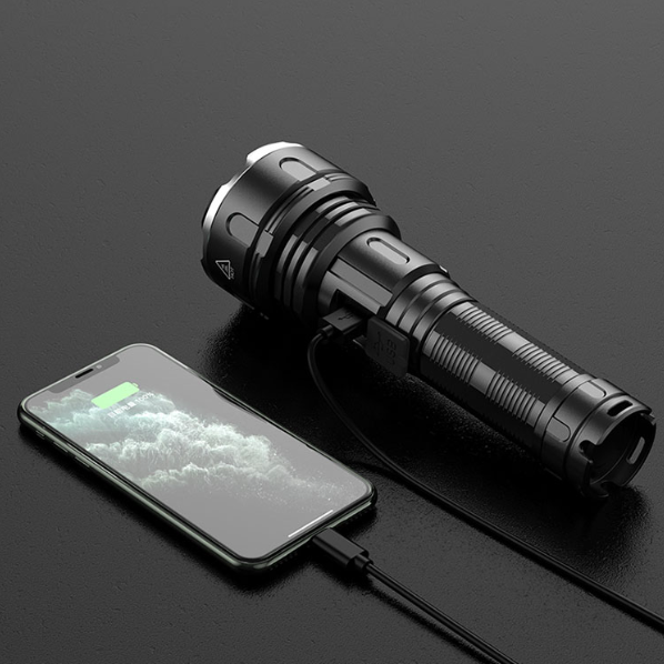 SUPERFIRE Tactical Flashlight LED Torch 3600LM R3-P90