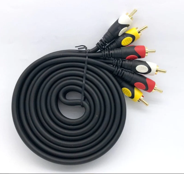 Premium Quality 3RCA Male to 3 RCA Male DVD Cord