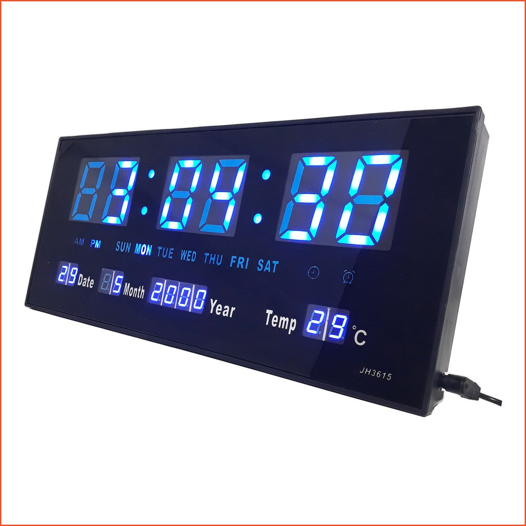 3615 LED Digital Wall Clock Gadget