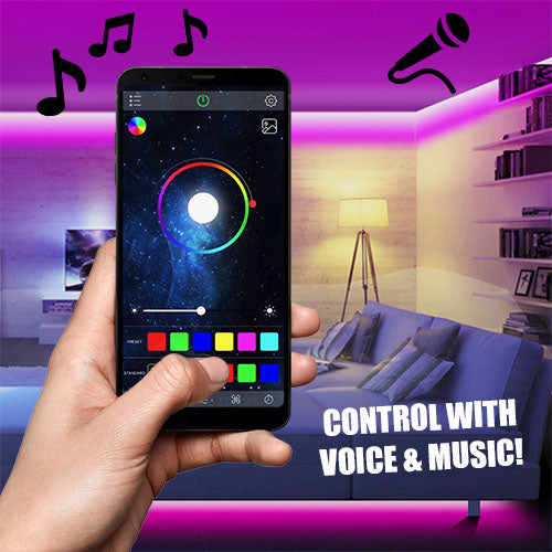 Smartphone RGB Bluetooth Lighting Controller for LED Strips for Car Pros