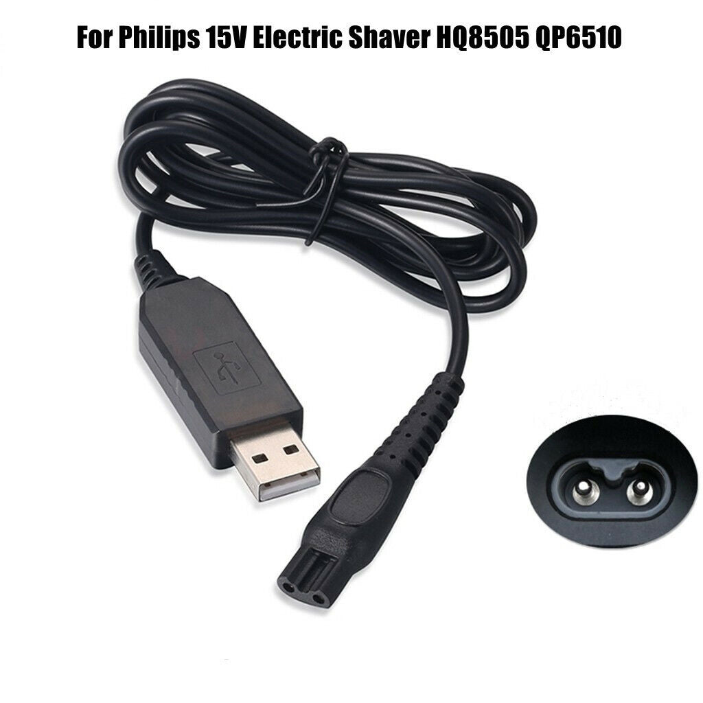 USB Cable For Philips Shaver Battery Charger 4.3V/8V/15V Electric Shaver HQ8505 HQ850 A00390