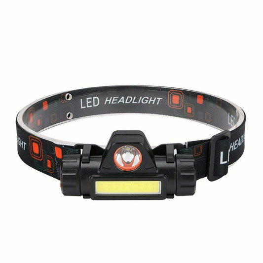 USB Rechargeable Mini COB LED Headlamp