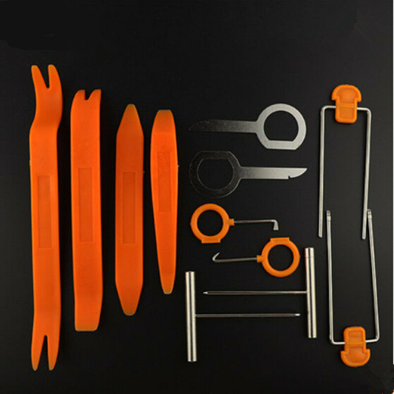 Car CD Remove install Tool 12 in1 Interior Trim Panel Dash Audio Stereo Repair Set