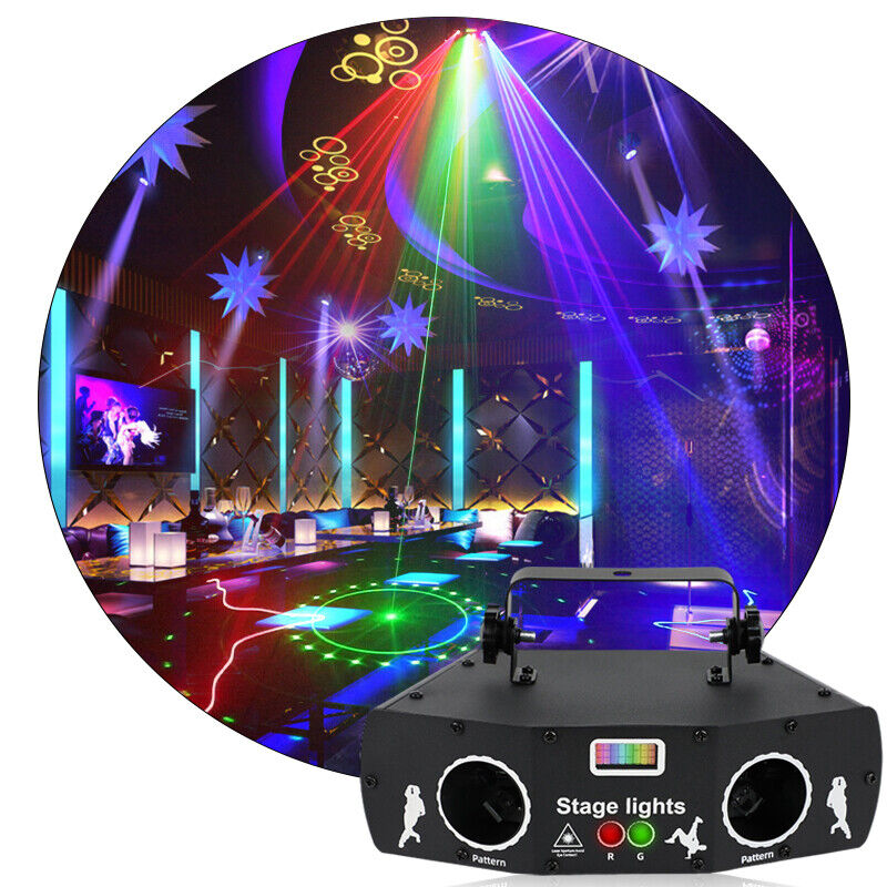 5 Eyes 3 IN 1 LED  Stage Laser Lights LE25RG