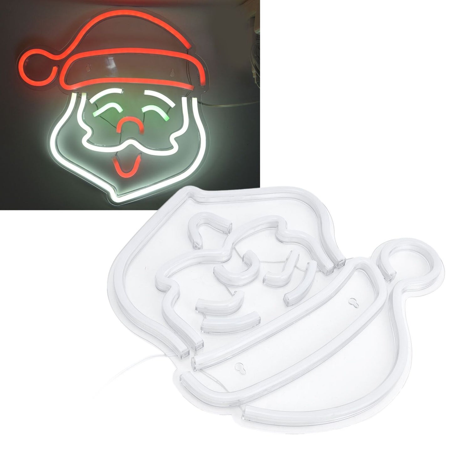 SANTA CLAUS Neon LED sign USB Powered