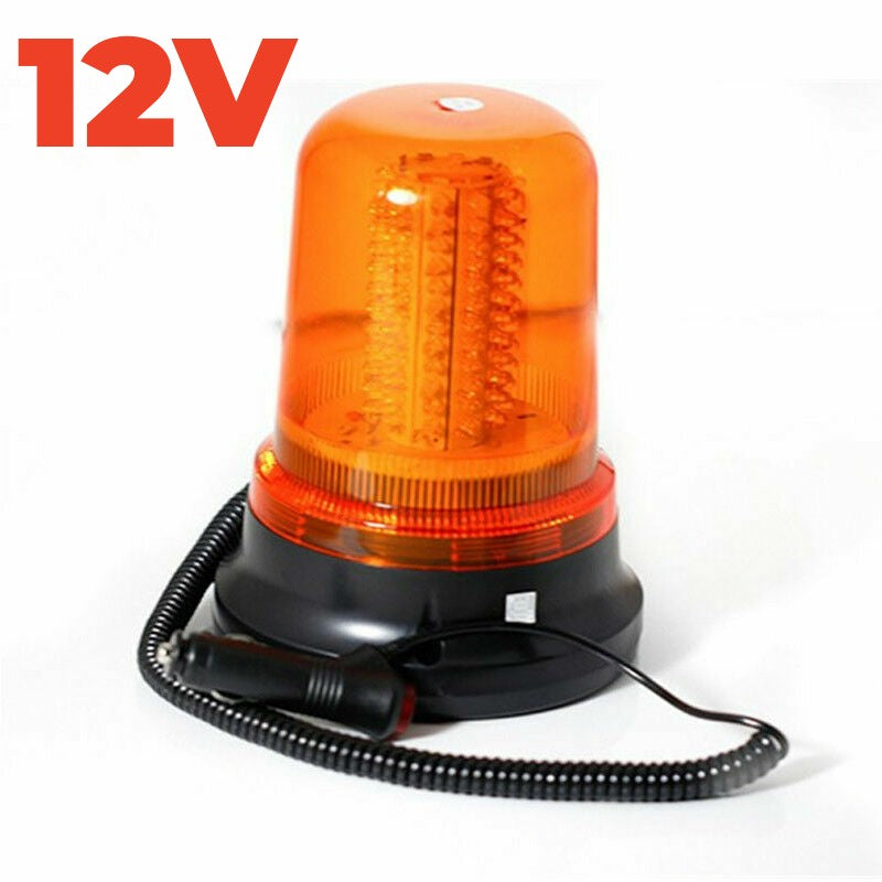 12V 24V Truck Amber 120 LED Beacon Strobe Light for Car pros