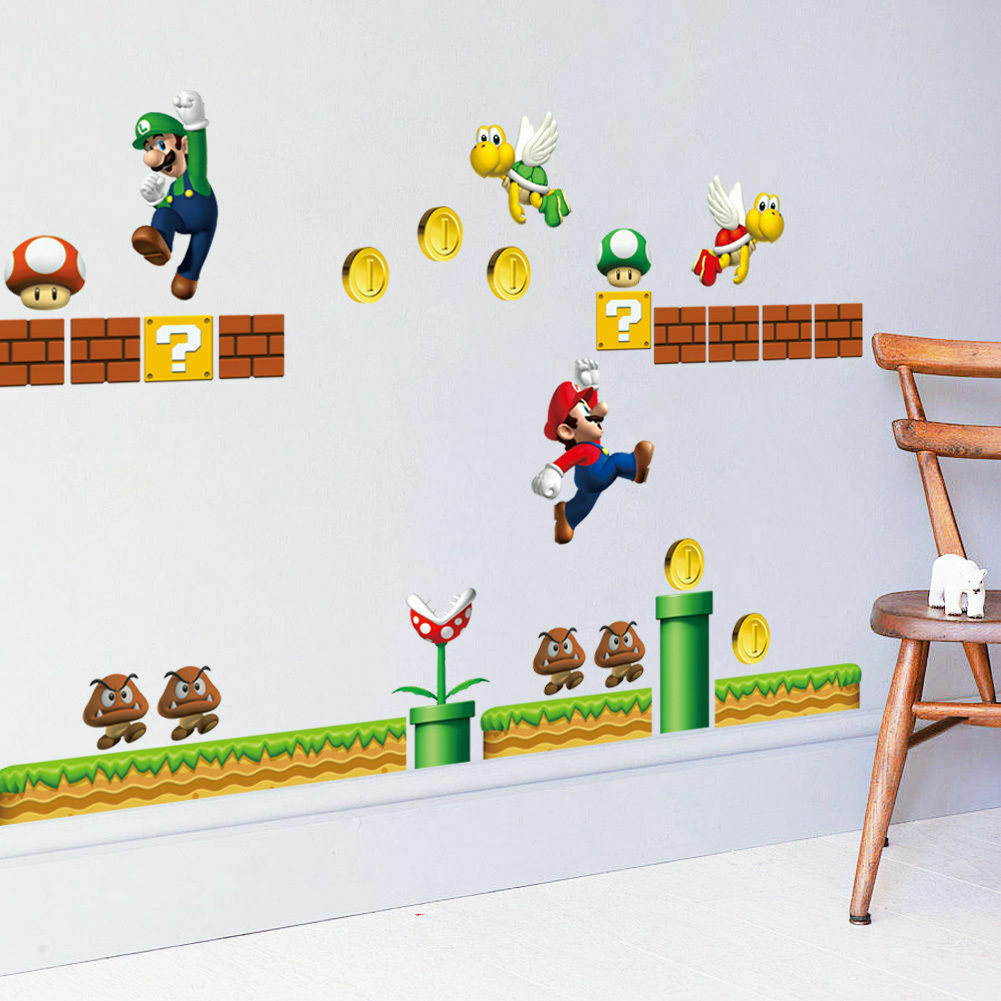 Large Super Mario Wall Stickers