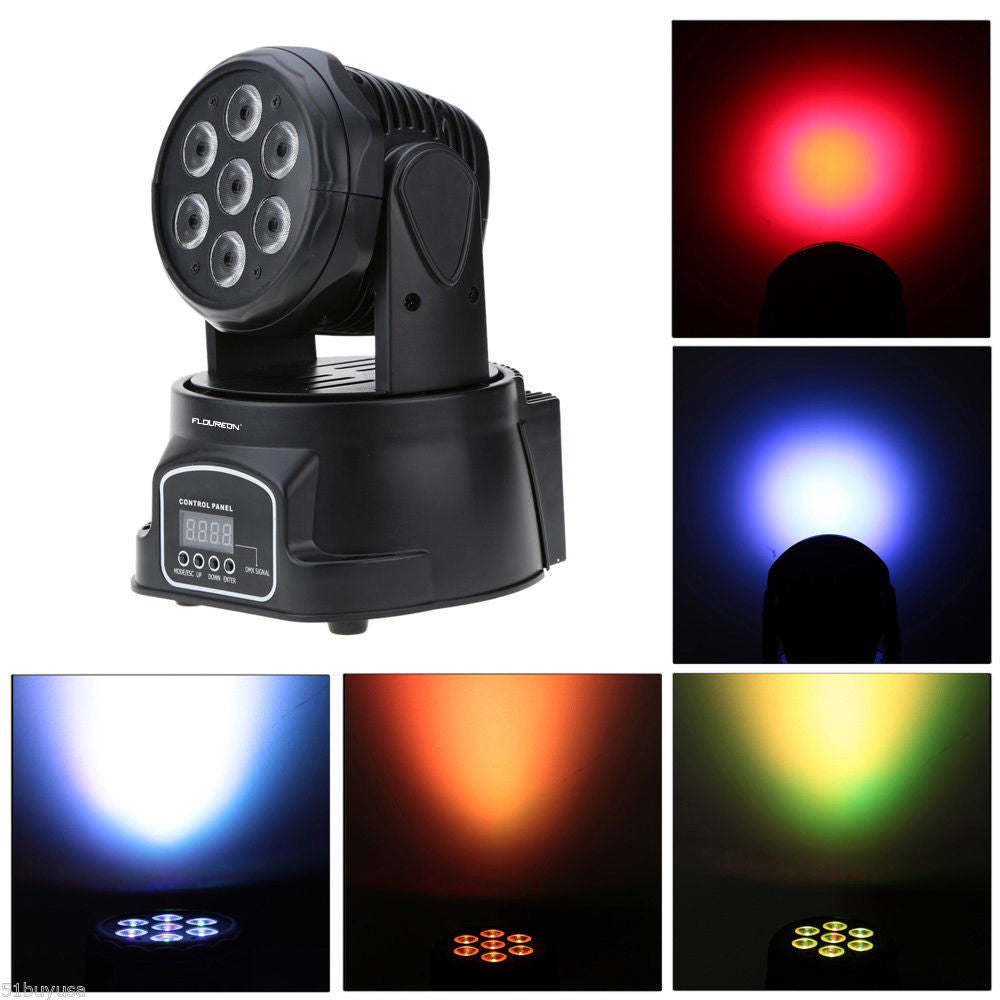 100W LED Moving Head Light DMX RGBW Stage Party Lighting