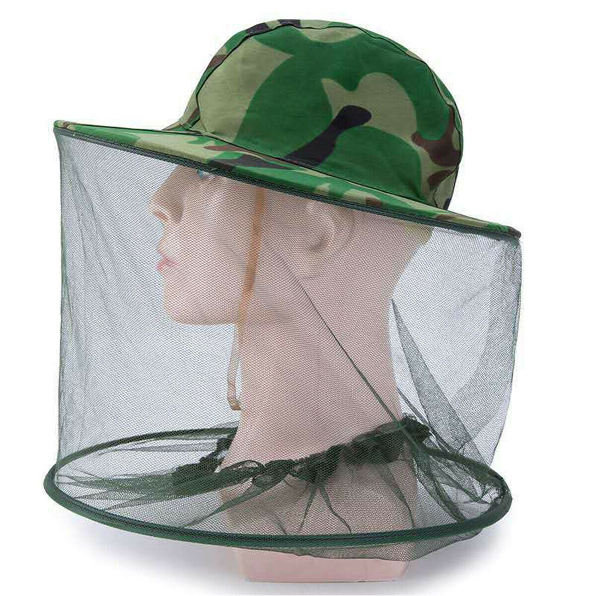 Mosquito Fly Bee Insect Head Net with Hat Gadgets Tool