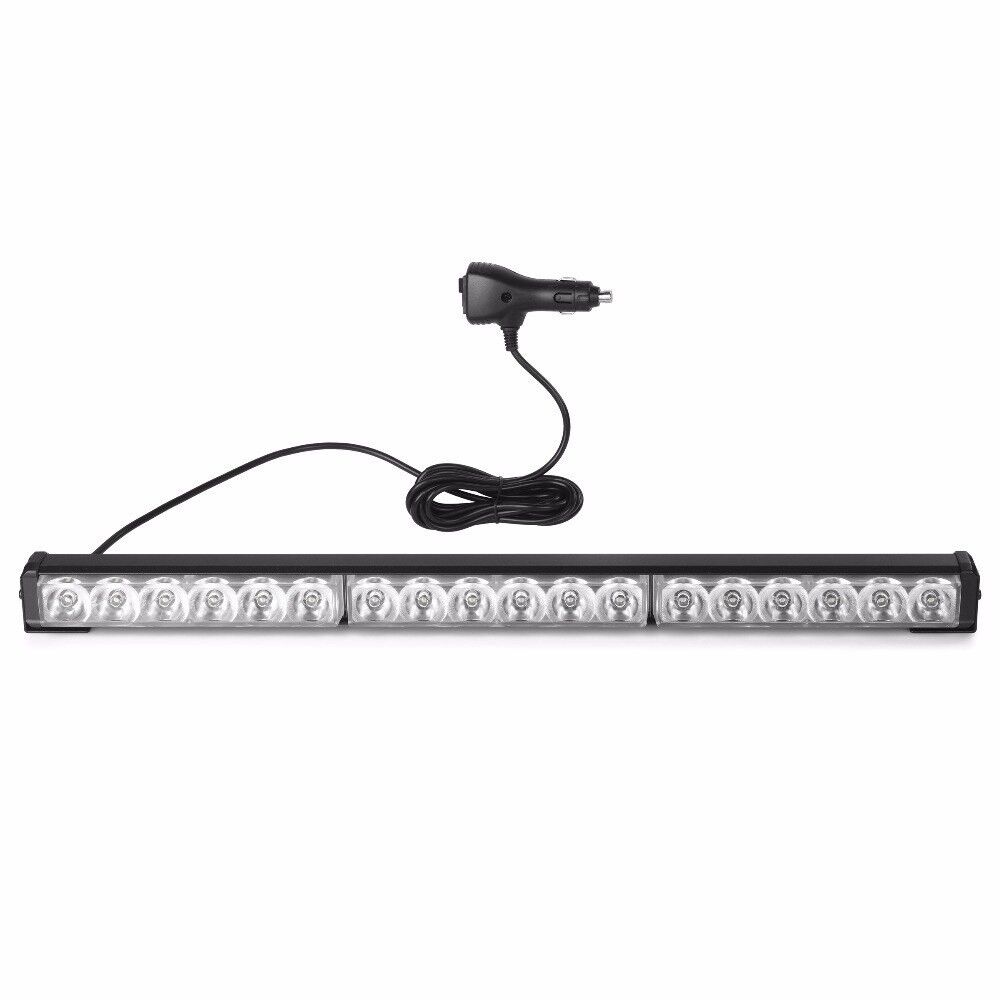 54w-108w 18x 24x 36x LED Spot Light Bar White W/ Lighter Plug 14 Modes For Car Pros