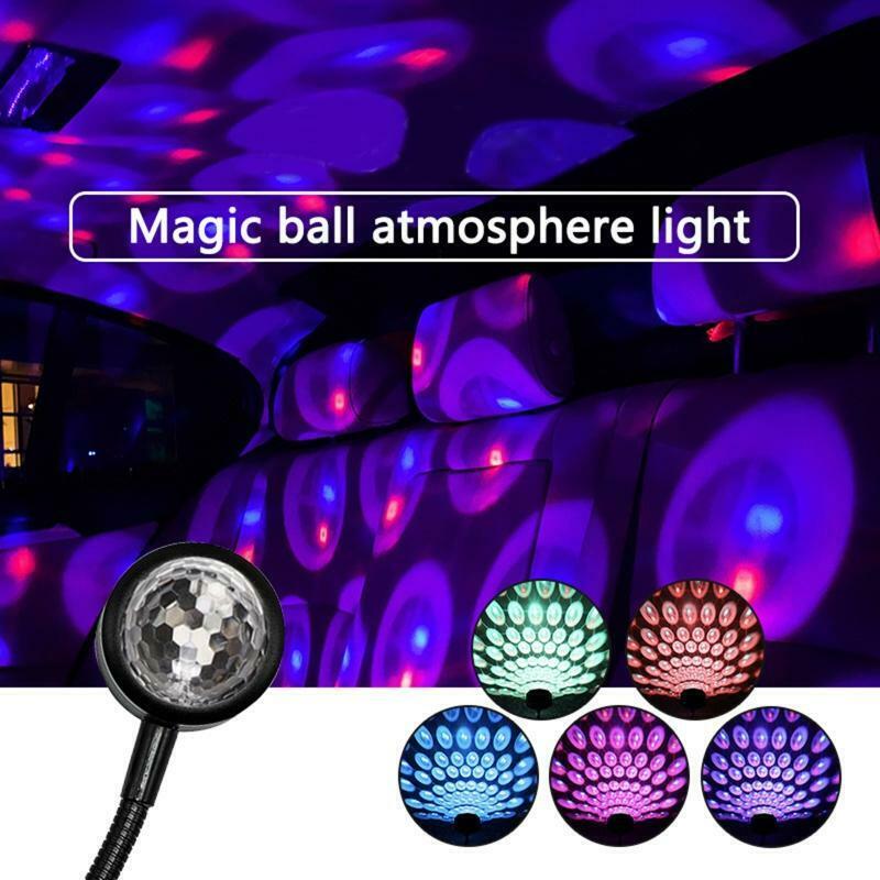 Car USB Atmosphere Ceiling Magic Ball For Car Pros