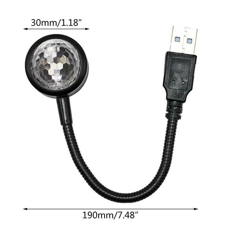 Car USB Atmosphere Ceiling Magic Ball For Car Pros