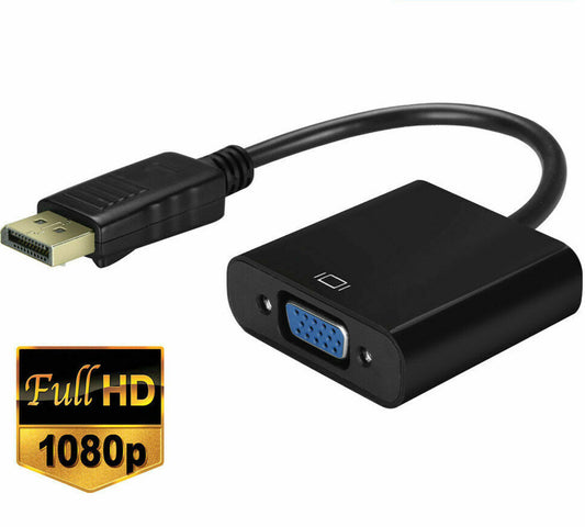 Display Port DP Male to VGA Female Video Converter