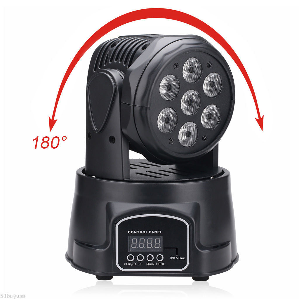 100W LED Moving Head Light DMX RGBW Stage Party Lighting