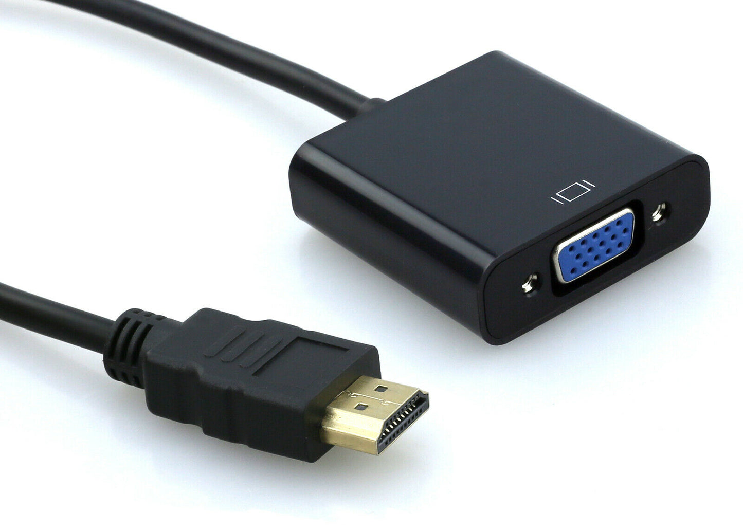 HDMI to VGA Video Adapter with Audio (JS19) For PC