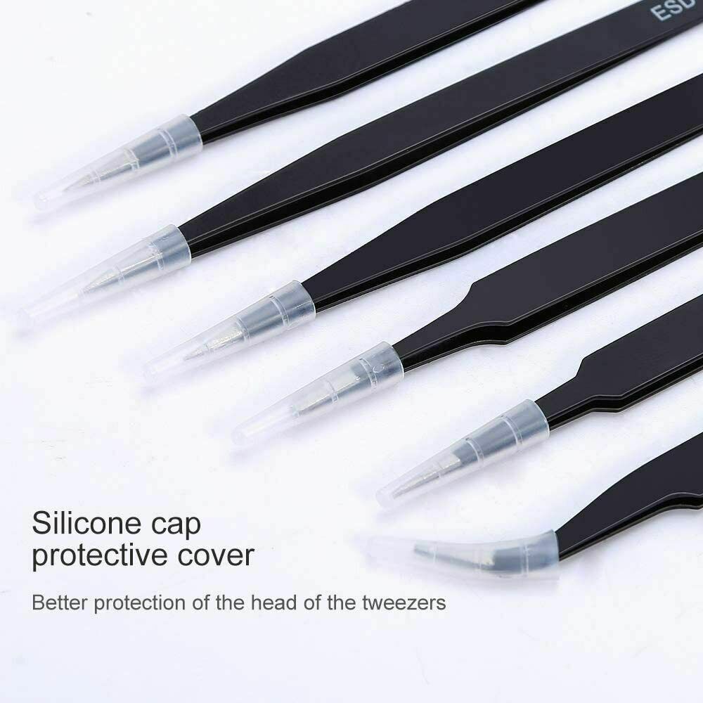 Anti Static ESD Stainless Steel Tweezer Tool Set