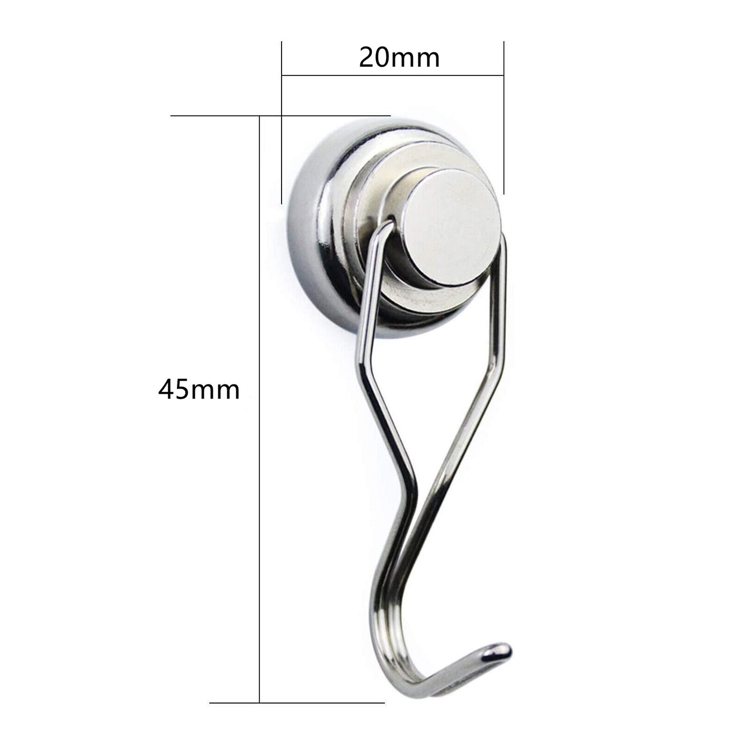 Magnetic Hooks Swivel Swing Powerful Strong Heavy Duty Neodymium Magnet Tool