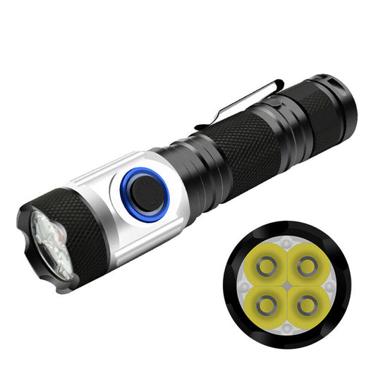 XPG LED Tactical Flashlight Torch W/ Rechargeable Battery