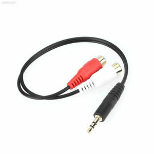 3.5mm AUX to 2 RCA adapter cable