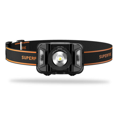 SUPERFIRE HL18 Headlamp Zoom & Rechargeable W/Handwave Sensor