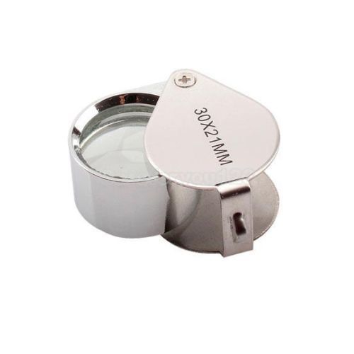 30x21mm Triplet Jewelers Eye Loupe Magnifier