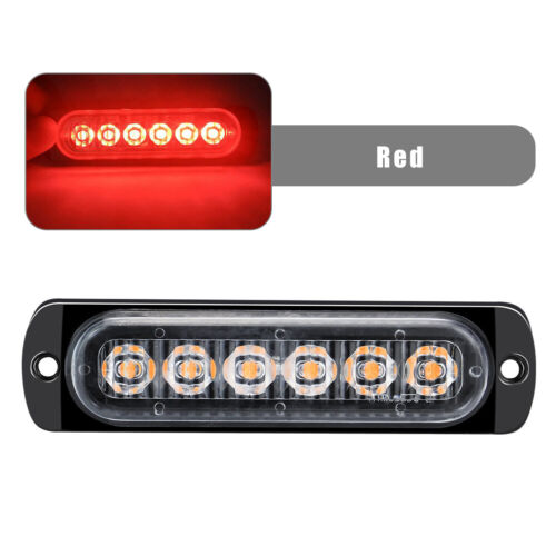 6 LED Car Truck Warning Flash Lights For car pros