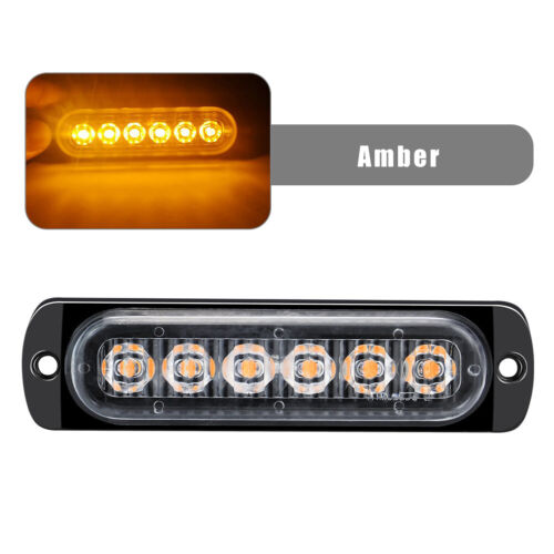 6 LED Car Truck Warning Flash Lights For car pros