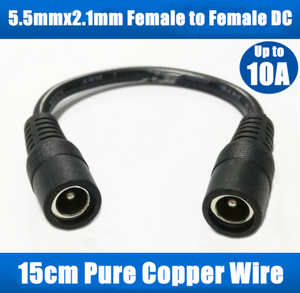 5.5mm x 2.1mm Female to Female Coupling