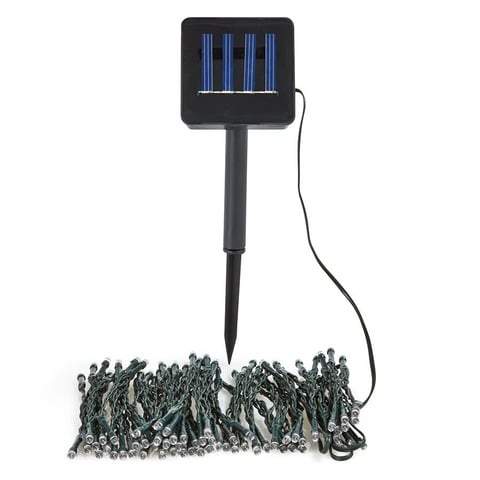 18M 100 LED SOLAR Multicolour/White/Blue Fairy Lights Indoor/Outdoor