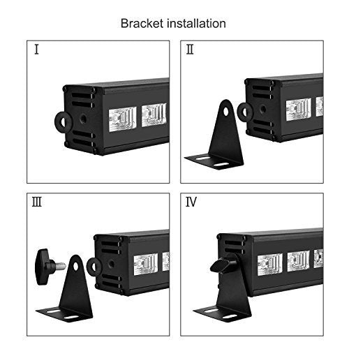 12 LED DMX512 Stage Lighting for Party UV Black Bar Light